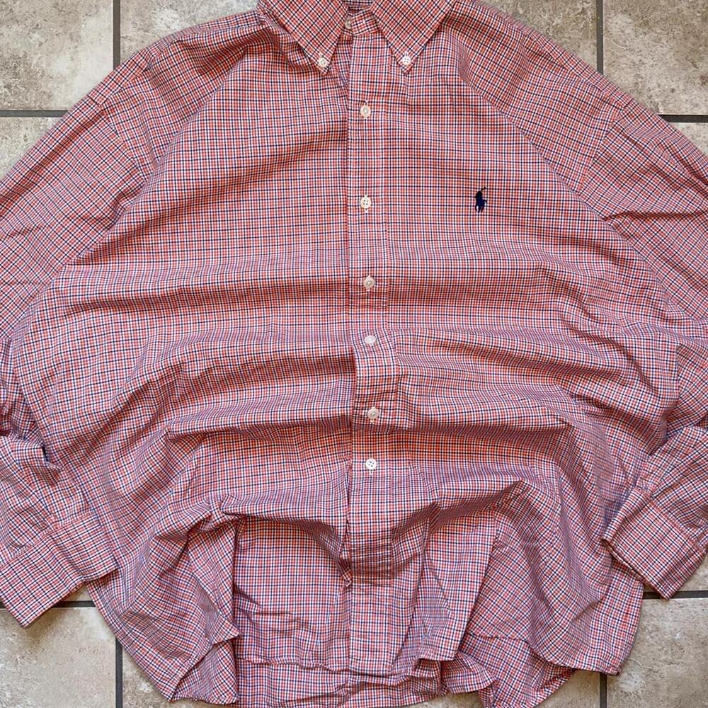 Ralph Lauren Blake Long Sleeve Dress Shirt - Size L